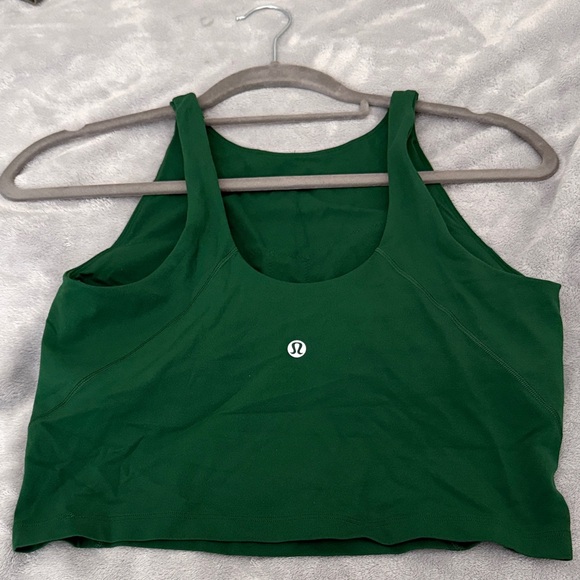 lululemon athletica Tops - lululemon athletica Align High Neck Dark Green Tank Top